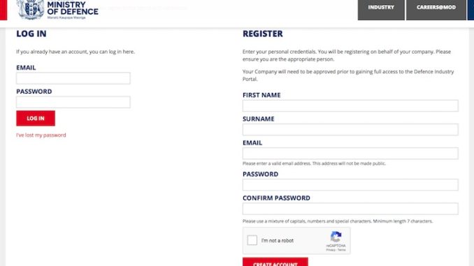 Ministry of Defence industry web portal proves popular - Defsec